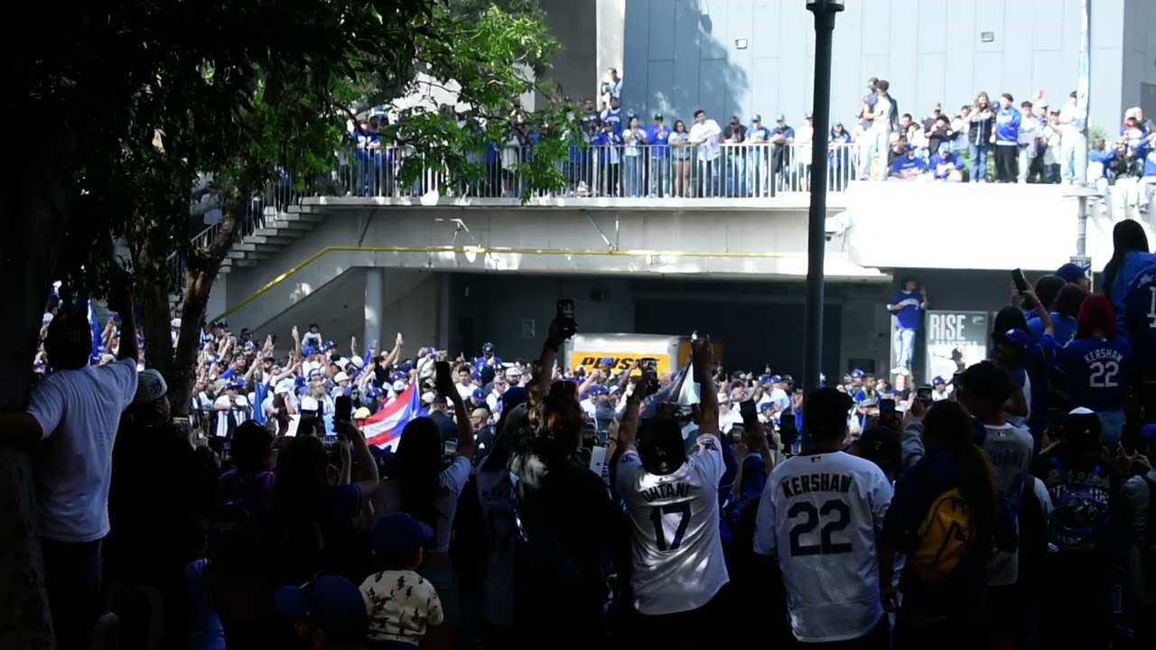 Downtown Los Angeles Dodgers World Series parade November 3, 2025