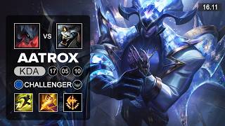 Aatrox vs Rengar Jungle - EUW Challenger - Patch 16.11 Season 16