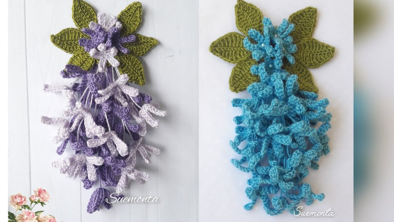 crochet a flower ถักดอกไม้|suehandicraft