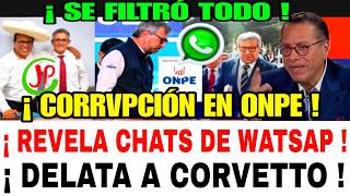 PHILLIP BUTTERS REVELA NUEVOS CHATS DE WATSAP QUE HÚNDE A PIERO CORVETTO Y FUNCIONARIOS DE ONPE