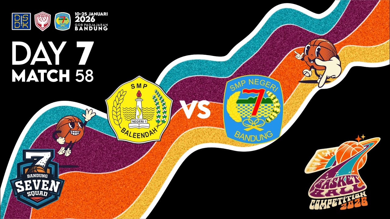 DAY 7 | MATCH 58 | SMPN 1 BALEENDAH VS SMPN 7 BANDUNG | PUTRA
