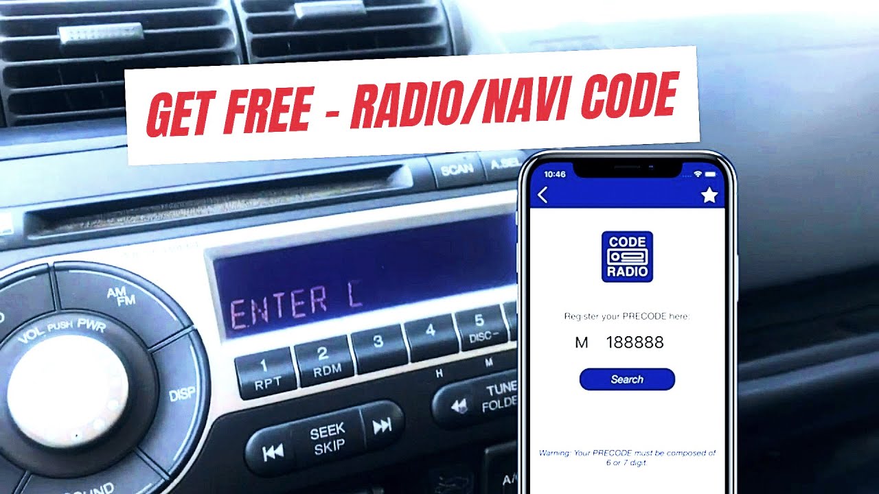 NISSAN TERRANO Radio Unlock Tutorial YouTube