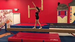 Gymnastics 2 Beam Routine 2017-2018