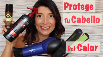 ¿Cómo puedo proteger el cabello del calor de la plancha?