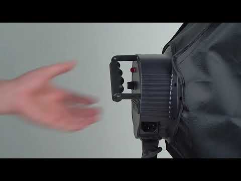 Софтбокс на 5 ламп 60см х 90см зі стійкою-штативом на 2 м,  Softbox for 5 lamps, видео 2