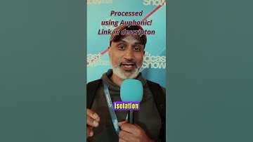 Crazy AI audio processing! Remove ANY background noise