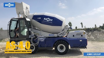 Aimix 4 cum Self loading Concrete Mixer