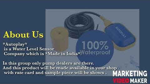 Water Level Sensor | Float Switch | AutoPlay & Company