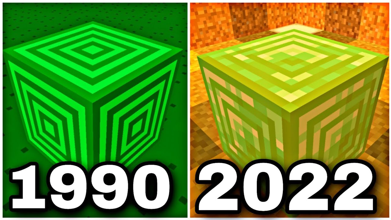 Minecraft In 1990s Minecraft : 1990 vs now - YouTube