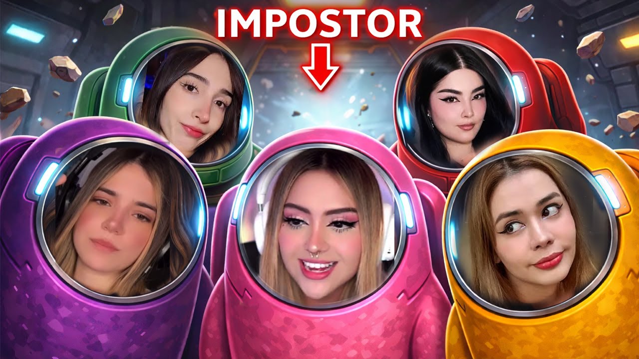 LAS TETACAS JUGANDO AMONG US 😈🔥 #arigameplays #riversgg