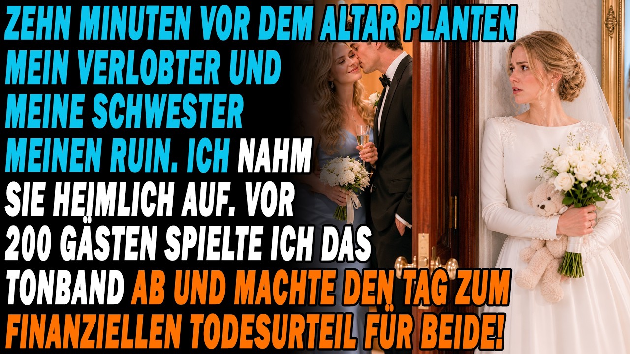 Ich erwischte meinen Verlobten und meine Schwester am Altar und spielte ihr Audio vor 200 Gästen ab.