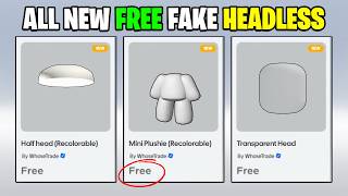 FREE FAKE HEADLESS BEFORE ROBLOX PATCHES THIS