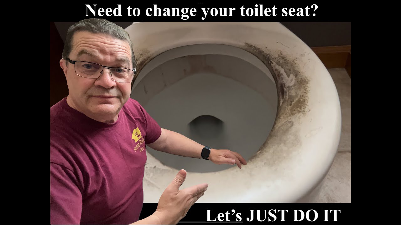 TOILET SEAT CHANGE How to do it? YouTube