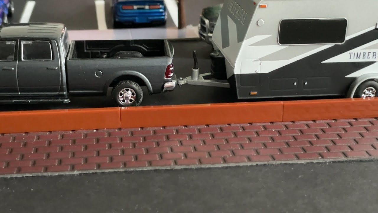 Shortening the 1:64 Trailer Jack Foot on Johnny Lightning diecast