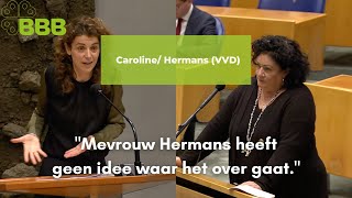 Caroline confronteert Hermans (VVD) met het stikstofbeleid | 