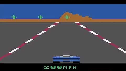 Fatal Run Europe ATARI 2600 VCS HYPERSPIN NOT MINE VIDEO COMPUTER SYSTEM