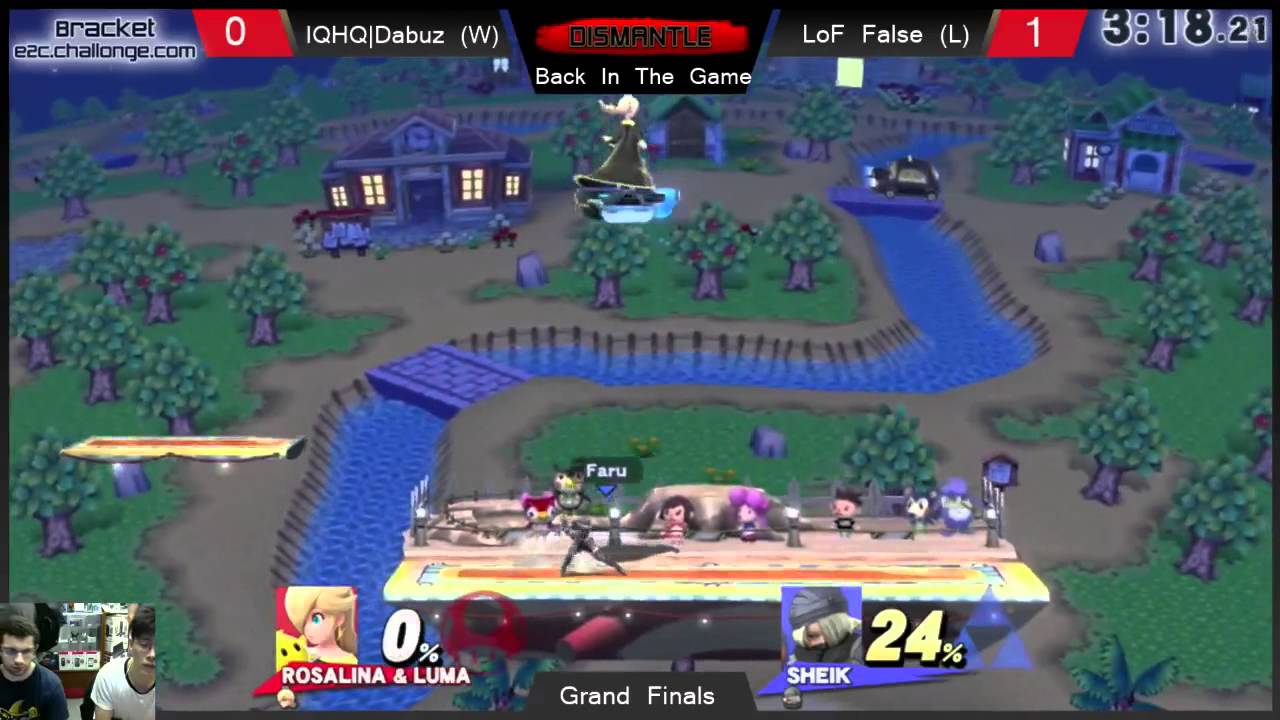 BitG Smash 4 Singles: Dabuz (Rosalina) vs. False (Sheik) - GF