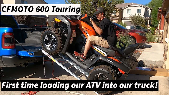 How to load your ATV into your truck!  - CFMOTO CForce 600 Touring - 2020 Ram Rebel Crew Cab