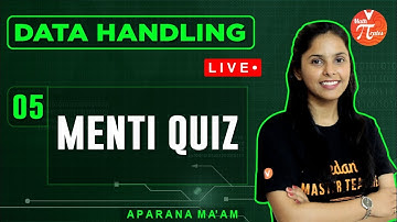 Data Handling - 5 | Menti Quiz | Class 8 Maths NCERT Solutions | Aparana Tiwari | Vedantu.