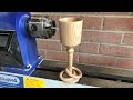 Wood turning A Captive Ring Goblet