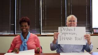 2017 Public Service Recognition Week   Tierney & Kevin to ADS's and JSU Staff