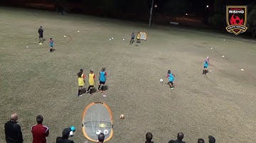 Diamond passing pattern warm up