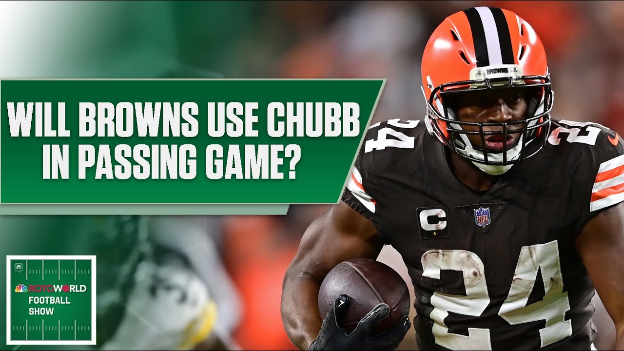 Chubb involved in passing game changes everything for fantasy
