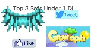 Growtopia-Top 3 Set Under 1 Dl