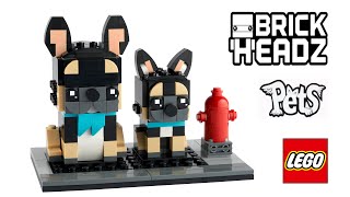 LEGO BrickHeadz 40544 Pets 🐕 French Bulldog 🐕 Speed Build Review