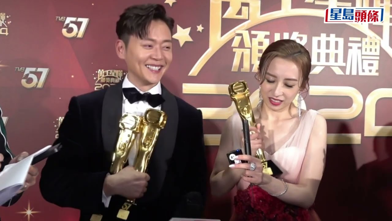 張振朗爆冷成視帝多謝姚子羚 撐龔嘉欣封后實至名歸 3度合作唔做CP即得獎