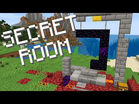 Minecraft new secret room in ruined portal!