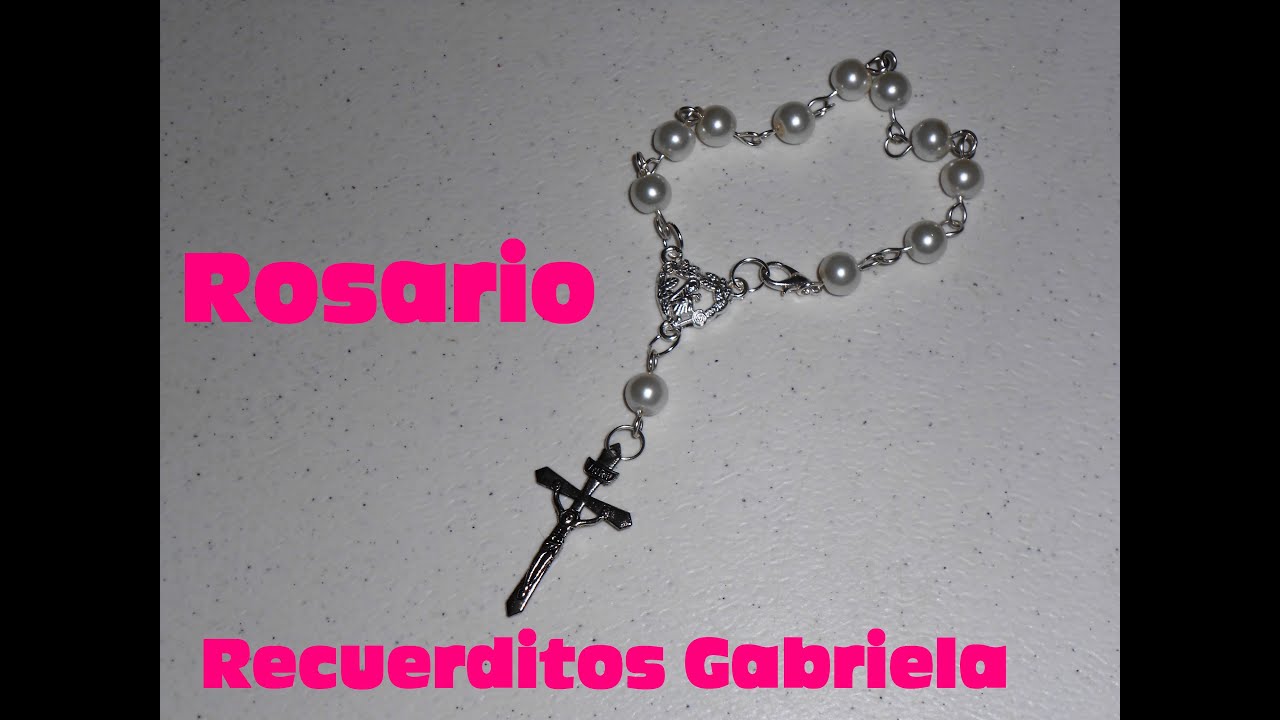 como hacer rosarios para recuerdos de bautizo o primera comuni 243 n recuerditos para bautizo rosario como hacer rosarios para recuerdos de bautizo o primera comuni 243 n recuerditos para bautizo rosario