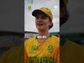 Post-Match Reflections with Laura Wolvaardt following victory over Bangladesh. 🎙️🇿🇦