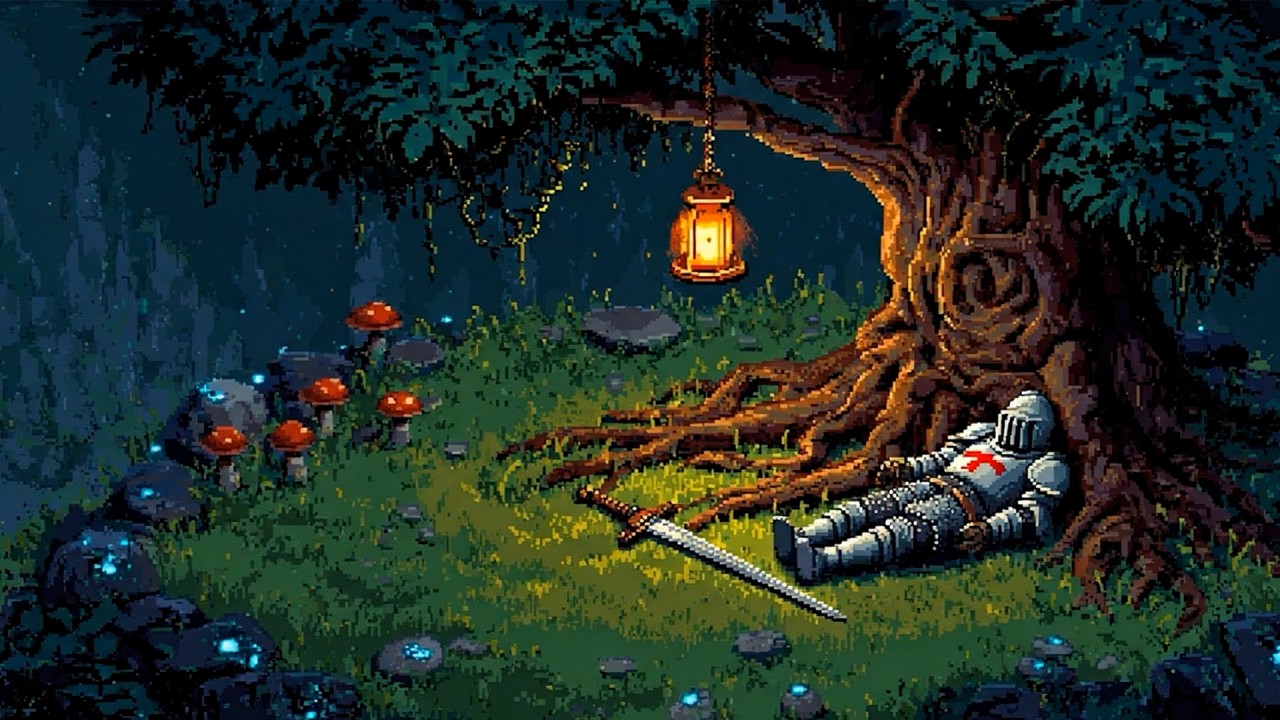 Rest Under the Ancient Tree ✨Lofi Knight Music | Dreamy Medieval Beats for Sleep & Relaxation 🌙