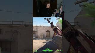 Insane tunnel pop flash DUST 2 #cs #csgo #cs2 #tips #cs2tutorial #tutorial #DUST2