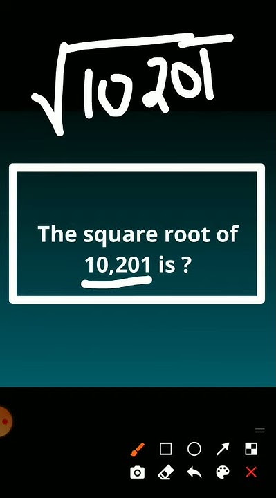 what-is-square-root-of-10201-maths-trick-mathematics-trick