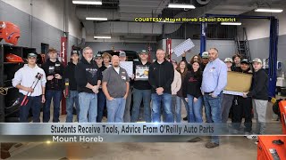Mount Horeb students get tools, career advice from O'Reilly Auto Parts