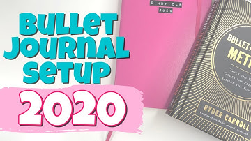 My 2020 Bullet Journal Setup | Back To Basics