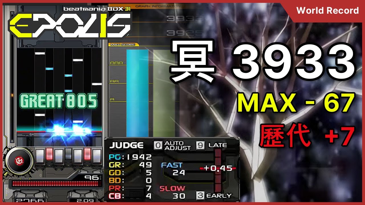 冥[A] 3933(MAX-67)(歴代+7) - YouTube