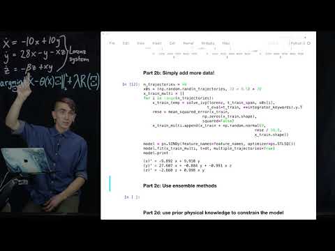 PySINDy tutorial 3: robust sparse system identification