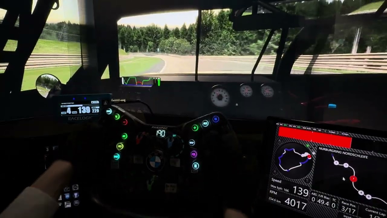 Nordschleife　reflected　Street Stock - Panther C1　High difficulty thanks to the H pattern shifter