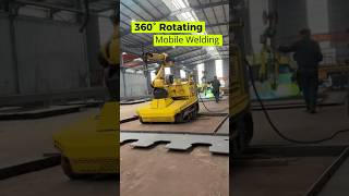 MengRobot 360° Mobile Welding Robot – Tank Chassis | 4m × 3.2m Coverage for Large Steel Structures