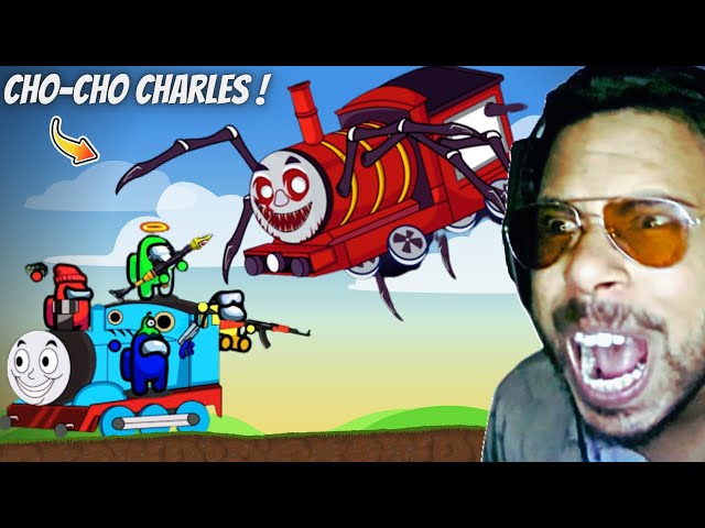 Choo-Choo Charles Destroys Among Us Mini Crewmate..Including THOMAS | Subroto Gaming 2.0 class=
