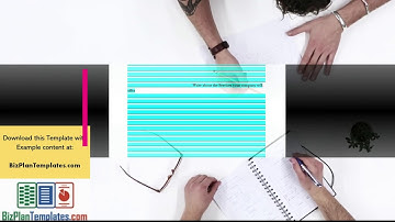 IT company products & services business plan section