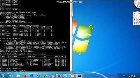 Tugas Sistem Basis Data || Pembuatan Database di CMD