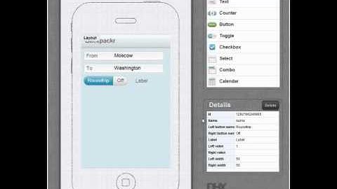 DHTMLX Touch Designer. Alpha version