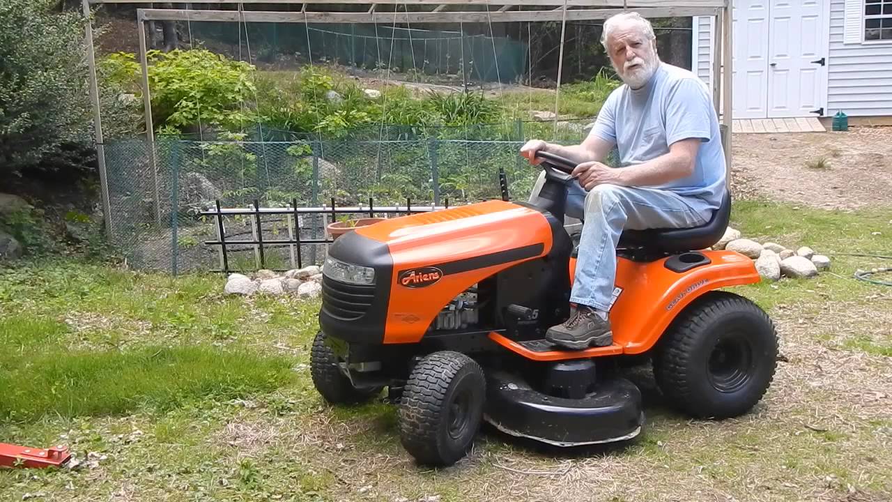 Review - Ariens 42 in. 17.5 HP 6-Speed Riding Lawn Mower - YouTube
