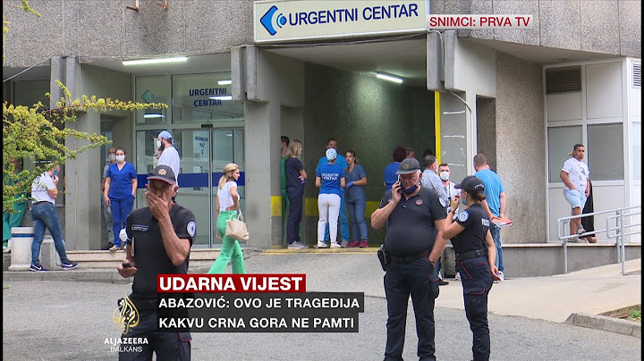 Na Cetinju ubijeno 11 osoba: Napadača usmrtio sugrađanin
