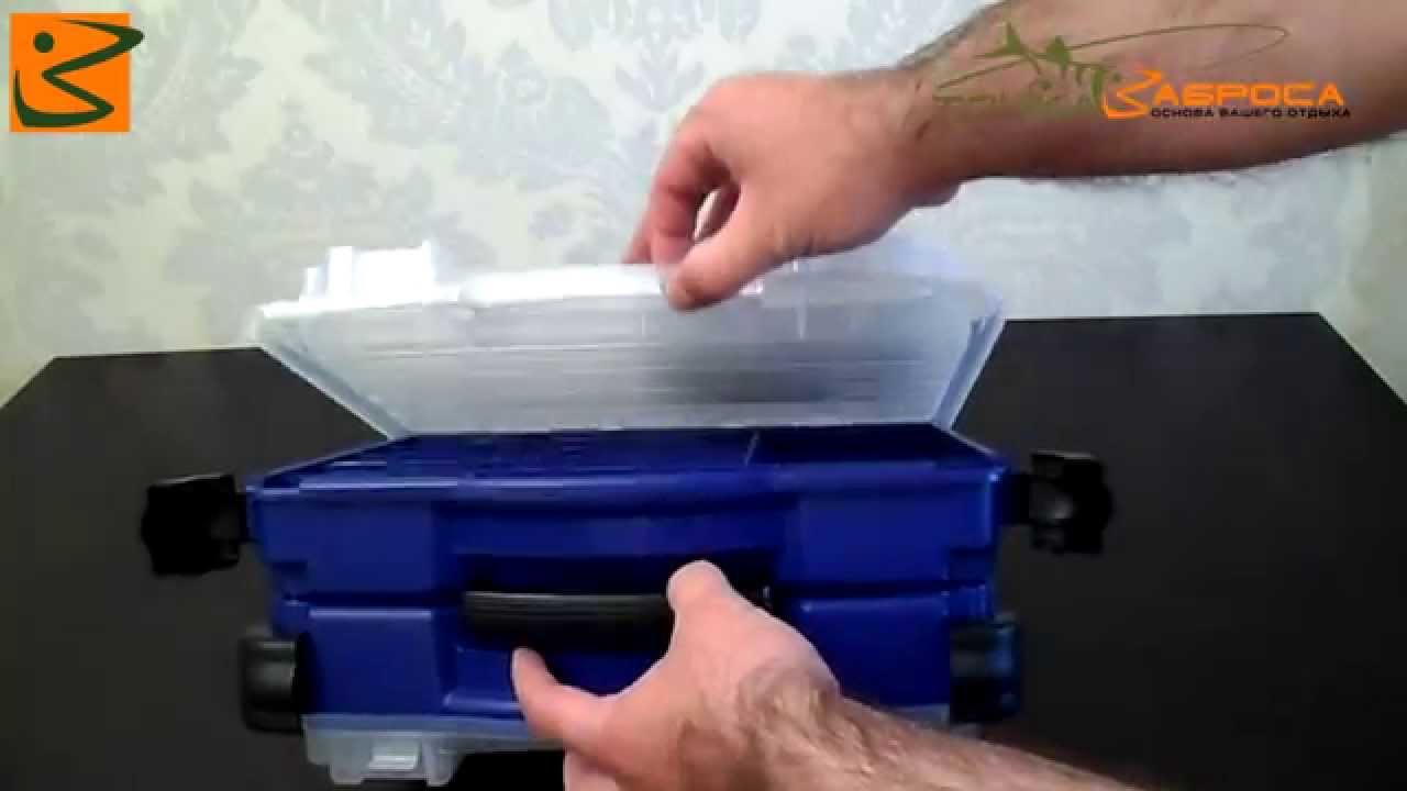 Plano Ящик 3952-10 DBL Cover 2 Sided Box tochka-zabrosa.ru - YouTube