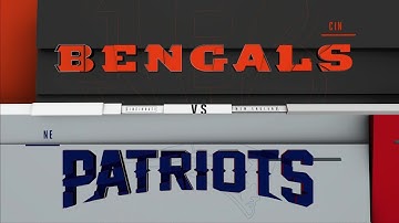 NFL on CBS - 2016 - Cincinnati Bengals vs New England Patriots Opens